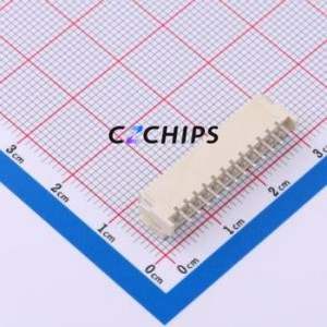 HCZZ0451-12 Wire-to-Board Pin Header SMD,P=2mm,Horizontal Mount Connector 1x12P 2mm Horizontal Mount PH - Product Image 2