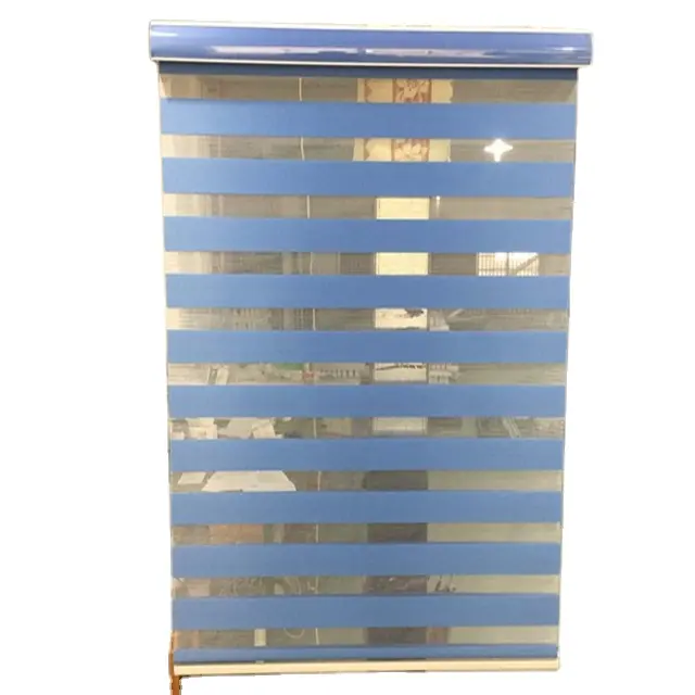 Hafei zebra blinds double layer roller blinds for customized size curtain