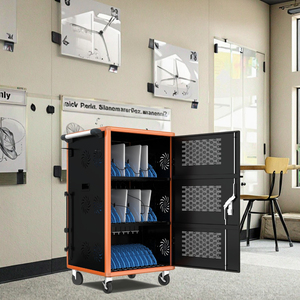 Moderne School 36 Slots Laptop Tablet Notebookkast Met Wielen Voor Veilig Opladen En Opbergen - Product Image 2