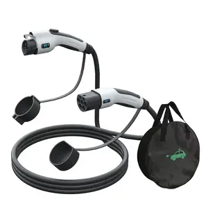 Fabricant d'adaptateur de chargeur ev 32A 22Kw 3 phases type2 à type2 véhicule de voiture électrique ev câble de charge type 2 câble d'extension