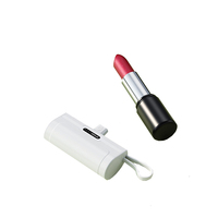 Conception populaire Mini Portable 5000 mah Câble de charge rapide Chargeur d'urgence extérieur Affichage LED Capsule Porte-clés Banque d'alimentation