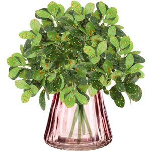 Piante artificiali artigianato da parete foglie di seta foglie verdi per decorazioni floreali fai da te decorazione centrotavola festa ghirlanda di nozze - Product Image 1