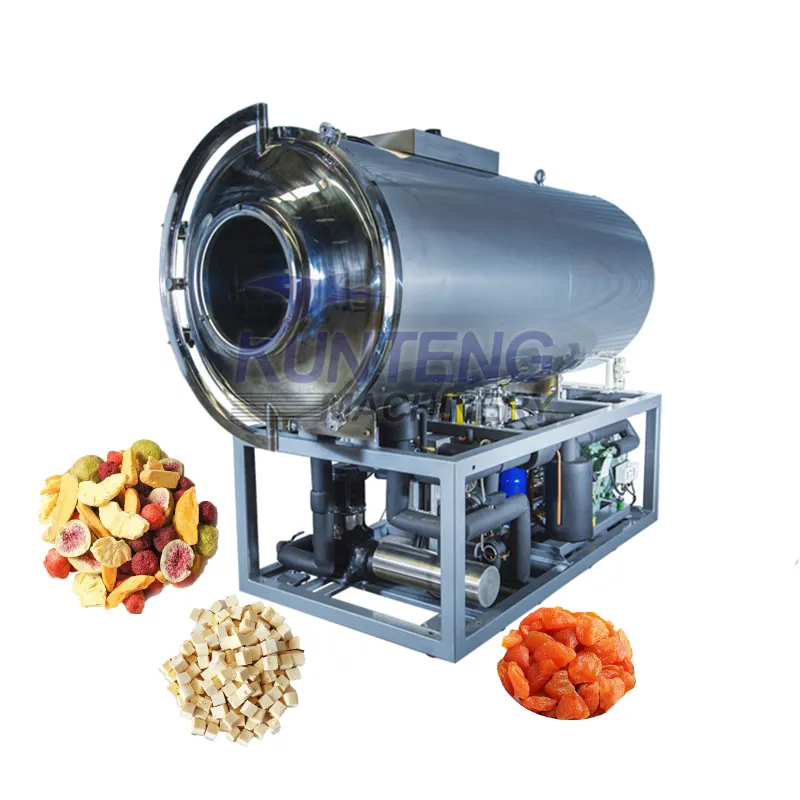 Automatic vacuum freeze dryer machine for candy freezing fruit food lyophilizer juice milk freeze drying machine
