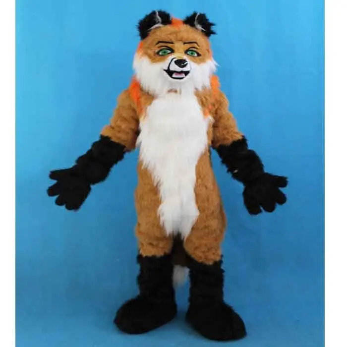 <span class=keywords><strong>Costume</strong></span> <span class=keywords><strong>de</strong></span> renard en <span class=keywords><strong>fourrure</strong></span> longue personnalisé, <span class=keywords><strong>costume</strong></span> <span class=keywords><strong>de</strong></span> mascotte <span class=keywords><strong>animale</strong></span> pour fête