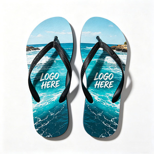 Chanclas Unisex con Diseño Personalizado, Sandalias <span class=keywords><strong>de</strong></span> Playa y Vacaciones, MOQ 50 para Pedidos al por Mayor - Product Image 6