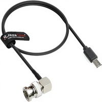 Câble Timecode RM d'Alvin's Cables pour caméras FX3/FX30/A7S3/A1 et Zaxcom ZOOM-F8n (BNC vers Micro USB 35 cm/13,8 pouces)