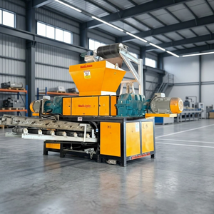 Broyeur de déchets en vrac de qualité export, semi-automatique à double arbre, capacité de 5000+ kg/h, machine de broyage de plastique pour le traitement des déchets industriels - Product Image 1