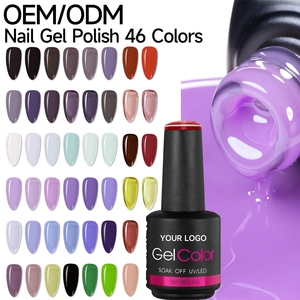 เจลทาเล็บ OEM สีผสมยอดนิยม 15 มล. ความหนืดปานกลาง ไม่หดตัว รับผลิตจำนวนมาก - Product Image 1
