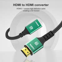 Nouveauté 8K plaqué or A117-2 pour HDMI 2.1 câble PVC 60hz 120hz moniteur d'ordinateur projecteur de données connecter pour TV et DVD