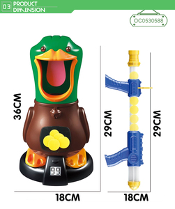 Juego de tiro de pato, bala redonda de plástico - Product Image 5
