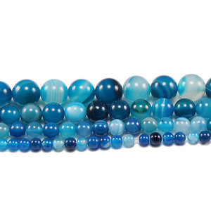 Natural Striped Agate Loose <b>Beads</b> Round Shape For Jewelry Making 6mm 8mm 10mm 12mm 14mm 16mm 18mm 20mm 22mm 24mm 26mm 28mm 30mm - Product Image 5