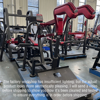 Machine à Squat Hack à Charge Libre Professionnelle avec Coussinets d'Épaule pour l'Entraînement de la Force du Bas du Corps – Équipement de Gym