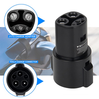 Adaptateur de charge pour véhicule électrique Tesla SAE J1772 Type 1 avec prises d'entrée/sortie pour les modèles 3/Y/S/X, nouveau, max 80A 250V AC