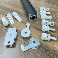 Supports de rouleaux à plis ondulés avec bouton, par rouleau de 50 m pour rail motorisé Somfy 5,5 cm