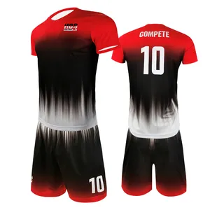HOSTARON Set kustom Jersey sepak bola, Kit seragam sepak bola, pakaian sepak bola kinerja, minimal pesanan rendah