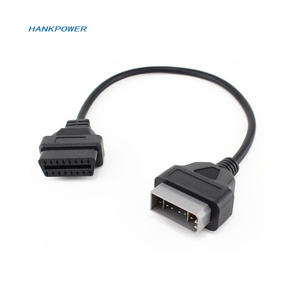 Adaptateur de connecteur OBDII OBD2 16 broches <span class=keywords><strong>OBD</strong></span> 2 à 14 broches 14 broches Câble de diagnostic pour <span class=keywords><strong>Nissan</strong></span> - Product Image 4