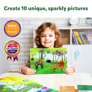 Nghệ Thuật Thủ Công hoạt động tự làm lá vui vẻ Kỳ Lân công chúa dán cho bé trai và bé gái và trẻ em lá vui vẻ - Product Image 3