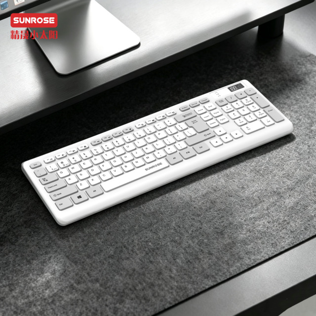 New W98PRO Wireless Split Keyboard 103 Keys 2.4G/BT5.0 Dual-mode USB-C Ergonomic Waterproof Silent Office Gaming