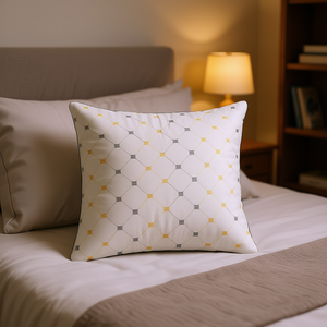 Coussin de lecture Royal Comfort taille Queen, motif diamant matelassé, soutien du cou, forme carrée, textile de maison - Product Image 2