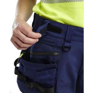 BLAKLADER - 711425138933D21 Pantalón Softshell Hi-Vis Mujer Azul marino/Amarillo-EAN 7330509879542 ROPA DE TRABAJO DE 2017 - Product Image 5