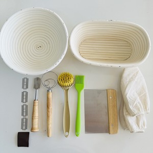 Sourdough Bread Baking <b>Supplies</b> and Proofing Baskets, 9 Inch Round Sourdough Bread Baking <b>Supplies</b> - Product Image 2