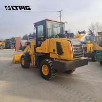 Pabrik Cina Grosir Mini Front End Loader Bersertifikat CE 1.5 Ton 2 Ton Wheel Loader dengan Bantalan Mesin Efisiensi Tinggi Dijual