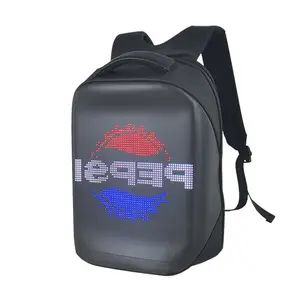 Fashion Custom Waterproof Smart LED Backpack Bag with Customizable Digital Pixel LED Screen