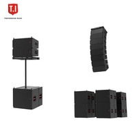 Max-6 audio T.I Pro bidirectionnel 6.5 \ "double système de haut-parleurs avec subwoofer 18 \" et ligne de qualité concert pour églises