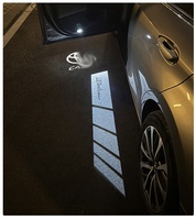 Luz de Bienvenida Inalámbrica con Logotipo BRAD, Precios de Fábrica, Luz LED para Puerta de Coche, 12V, Accesorios para Toyota Camry Crown