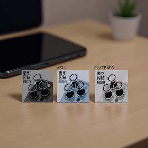 Protezione per Obiettivo Fotocamera iPhone 14/14 Max, Accessorio per Lenti di Telefoni Cellulari - Product Image 1