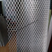 Rouleaux de maille en métal déployé en aluminium de trou de diamant d'approvisionnement d'usine pour la maille de plâtre de mur