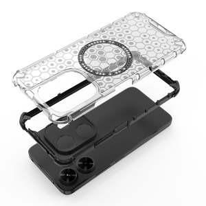 Armadura a prueba de golpes Honeycomb TPU + PC funda para Xiaomi 14 <span class=keywords><strong>ULTRA</strong></span> POCO F6 X6 PRO F5 5G 4G Redmi <span class=keywords><strong>13</strong></span> compatible con funda de carga inalámbrica - Product Image 3