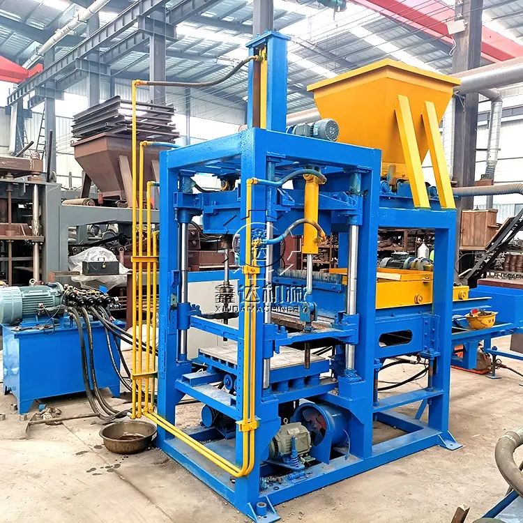 Henan Supplier Fully Automatic Hydraulic Pressure Cement Brick Block Making Machine Price For Sale