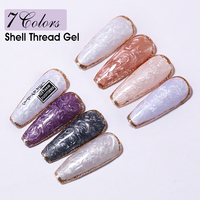 Vernis à ongles en gel OEM/ODM pour ongles, gel UV/LED à retirer par trempage, gel effet coquille/filament