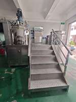Mélangeur sous vide CYJX, homogénéisateur, réservoir de mélange de pâte, machines de fabrication de lotion pour le corps et de crème, machine de fabrication de savon liquide 500L