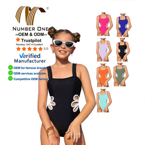 <span class=keywords><strong>Maillot</strong></span> <span class=keywords><strong>de</strong></span> <span class=keywords><strong>bain</strong></span> une pièce à fleurs creuses OEM ODM 8-12 <span class=keywords><strong>ans</strong></span> filles solide grande taille été enfants vêtements <span class=keywords><strong>de</strong></span> plage <span class=keywords><strong>de</strong></span> luxe singulet personnalisé - Product Image 1