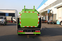 Camion à ordures alimentaires Dongfeng Tuyi 5 CBM avec cuve scellée et chargement latéral pour la collecte des déchets de restaurant