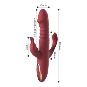 Vibrador de Huevo de Silicona Seguro para el Cuerpo con Control Remoto a Larga Distancia para Mujeres, Vibradores de Conejo Grandes para Parejas - Product Image 5