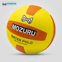 MOZURU Balle de water-polo en caoutchouc de haute qualité, taille 3, taille 4, taille 5, pour l'entraînement.