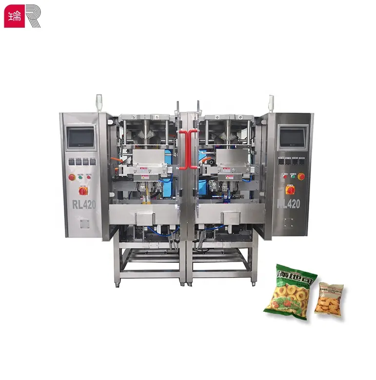 RUIPACKING RL420 Factory Price Automatic Granular Bean Candy weighing sealing packaging machine