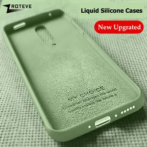 cộng với 6t silicon trường hợp Suppliers-Ốp Lưng One Plus 7 Coque Soft Liquid Silicone Chống Sốc Cho Ốp Lưng OnePlus 7 Pro