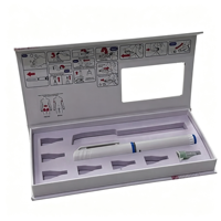 Boîte d'emballage rigide magnétique R3TA, finition brillante ou mate, gaufrage, logo personnalisé, boîtes en papier rigide portables pour ensemble de stylos injecteurs