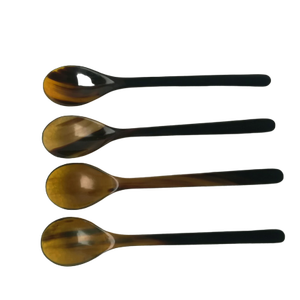 Long horn spoon for soup, natural buffalo horn craft from Vietnam now on sale - Product Image 1