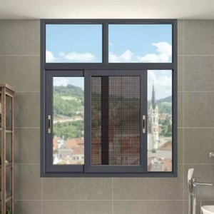 Jbdhome màn chống muỗi bằng hợp kim nhôm kính cường lực Ba rãnh cửa sổ trượt kích thước cửa sổ trượt cửa sổ Tầng Hầm trượt - Product Image 3