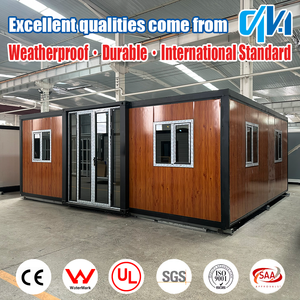 Villa Prefabbricata Moderna Espandibile in Container da 20/40 Piedi, Modulare e Sicura, con Bagno Esterno, per Abitazione o Annesso - Product Image 1