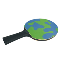 Raquette de tennis de table haut de gamme en caoutchouc coloré personnalisé cadeau batte de ping-pong en bois noir