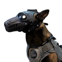 Casque de chien anti-explosion industriel imperméable avec lunettes pour équipe de sauvetage K9 Opérations nocturnes en extérieur