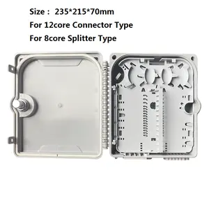Hot Sale Product New Design 8/12 Core Waterproof Terminal Box FTTH Fiber Optic Distribution Box