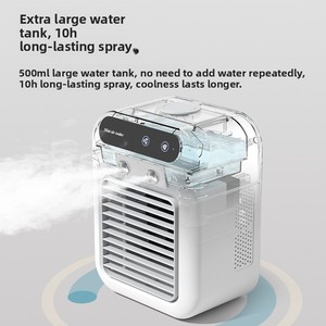 <span class=keywords><strong>Ventilateur</strong></span> de refroidissement portable transfrontalier, mini <span class=keywords><strong>climatiseur</strong></span> de bureau pour dortoir, avec contrôle tactile, chargement USB, <span class=keywords><strong>ventilateur</strong></span> électrique pour étudiant - Product Image 2