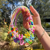 Collier personnalisé pour chiot et chat XS-XXL, collier pour chien avec nom personnalisé, collier pour animal de compagnie en paracorde réglable, couleurs pastel de Pâques